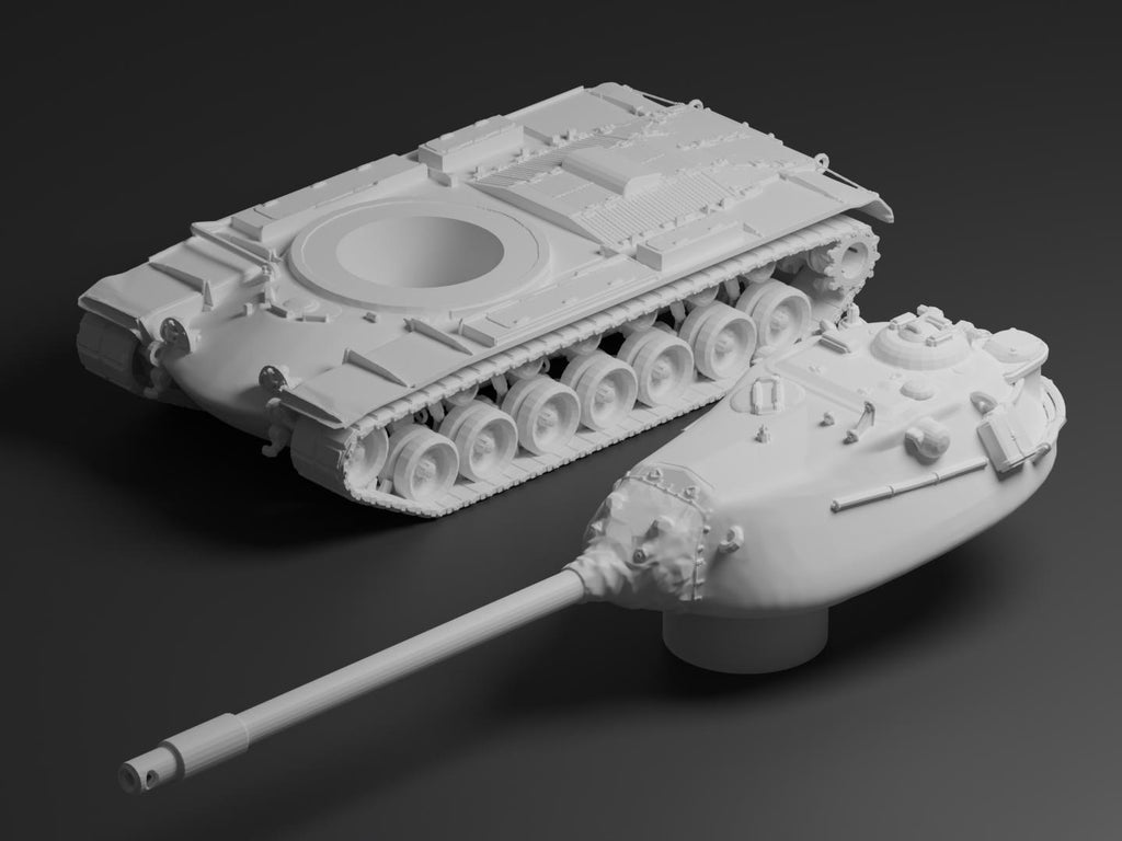 M103 Heavy Tank Unpainted Miniature – Dark Grey Resin U.S. Heavy Tank – 1/48 • 1/56 • 1/64 • 1/72 • 1/76 • 1/87 • 1/100 • 1/144