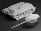 M26 Pershing Unpainted Miniature – Dark Grey Resin U.S. Heavy Tank – 1/48 • 1/56 • 1/64 • 1/72 • 1/76 • 1/87 • 1/100 • 1/144