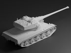 AMX-50 Unpainted Miniature – Dark Grey Resin French Heavy Prototype Tank – 1/48 • 1/56 • 1/64 • 1/72 • 1/76 • 1/87 • 1/100 • 1/144