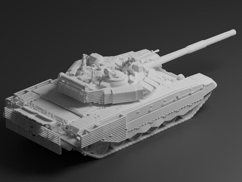 T-72B3 Unpainted Miniature – Dark Grey Resin Russian Main Battle Tank – 1/48 • 1/56 • 1/64 • 1/72 • 1/76 • 1/87 • 1/100 • 1/144