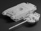 T-72B3 Unpainted Miniature – Dark Grey Resin Russian Main Battle Tank – 1/48 • 1/56 • 1/64 • 1/72 • 1/76 • 1/87 • 1/100 • 1/144