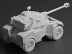 Panhard AML-90 Unpainted Miniature – Dark Grey Resin French Armoured Car – 1/48 • 1/56 • 1/64 • 1/72 • 1/76 • 1/87 • 1/100 • 1/144