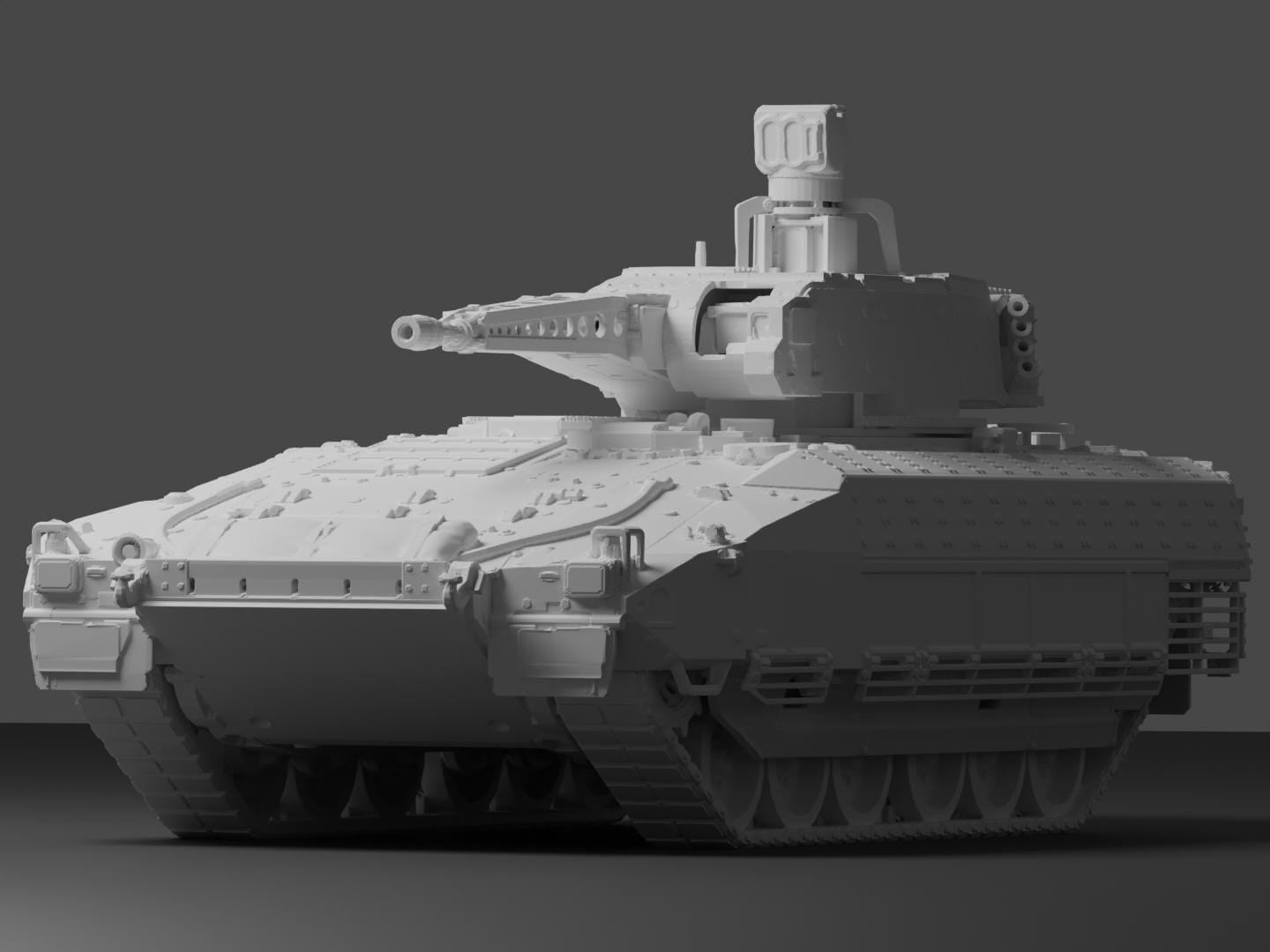 Puma IFV Unpainted Miniature – Dark Grey Resin German Infantry Fighting Vehicle – 1/48 • 1/56 • 1/64 • 1/72 • 1/76 • 1/87 • 1/100 • 1/144