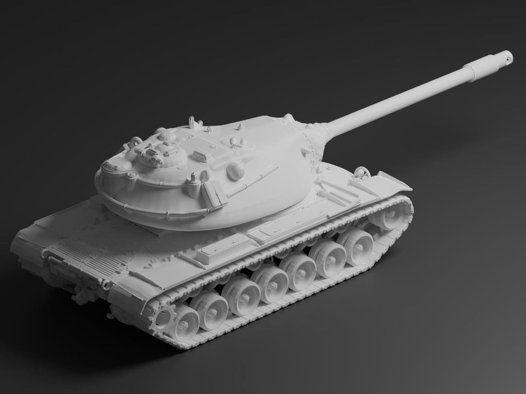 M103 Heavy Tank Unpainted Miniature – Dark Grey Resin U.S. Heavy Tank – 1/48 • 1/56 • 1/64 • 1/72 • 1/76 • 1/87 • 1/100 • 1/144