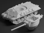 M36 GMC Unpainted Miniature – Dark Grey Resin U.S. Tank Destroyer – 1/48 • 1/56 • 1/64 • 1/72 • 1/76 • 1/87 • 1/100 • 1/144