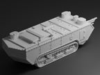 Saint-Chamond Unpainted Miniature – Dark Grey Resin French Heavy Assault Tank – 1/48 • 1/56 • 1/64 • 1/72 • 1/76 • 1/87 • 1/100 • 1/144