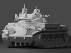 M42 Duster Unpainted Miniature – Dark Grey Resin Self-Propelled Anti-Aircraft Gun – 1/48 • 1/56 • 1/64 • 1/72 • 1/76 • 1/87 • 1/100 • 1/144