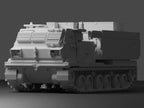 M270 MLRS Unpainted Miniature – Dark Grey Resin Multiple Launch Rocket System – 1/48 • 1/56 • 1/64 • 1/72 • 1/76 • 1/87 • 1/100 • 1/144