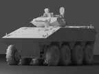 VBCI Unpainted Miniature – Dark Grey Resin French Infantry Fighting Vehicle – 1/48 • 1/56 • 1/64 • 1/72 • 1/76 • 1/87 • 1/100 • 1/144