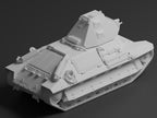 FCM 36 Unpainted Miniature – Dark Grey Resin French Light Infantry Tank – 1/48 • 1/56 • 1/64 • 1/72 • 1/76 • 1/87 • 1/100 • 1/144