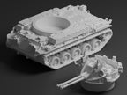 M42 Duster Unpainted Miniature – Dark Grey Resin Self-Propelled Anti-Aircraft Gun – 1/48 • 1/56 • 1/64 • 1/72 • 1/76 • 1/87 • 1/100 • 1/144