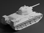 T-34/76 Unpainted Miniature – Dark Grey Resin Soviet Medium Tank – 1/48 • 1/56 • 1/64 • 1/72 • 1/76 • 1/87 • 1/100 • 1/144