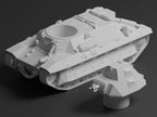 FCM 36 Unpainted Miniature – Dark Grey Resin French Light Infantry Tank – 1/48 • 1/56 • 1/64 • 1/72 • 1/76 • 1/87 • 1/100 • 1/144