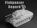 Flakpanzer Gepard Unpainted Miniature – Dark Grey Resin SPAAG – 1/48 • 1/56 • 1/64 • 1/72 • 1/76 • 1/87 • 1/100 • 1/144