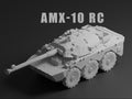 AMX-10 RC Unpainted Miniature – Dark Grey Resin French Armoured Recon Vehicle – 1/48 • 1/56 • 1/64 • 1/72 • 1/76 • 1/87 • 1/100 • 1/144