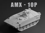 AMX-10P Unpainted Miniature – Dark Grey Resin French Infantry Fighting Vehicle – 1/48 • 1/56 • 1/64 • 1/72 • 1/76 • 1/87 • 1/100 • 1/144