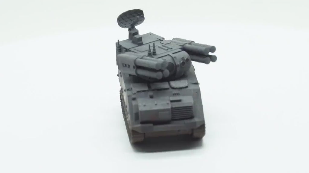 M113 ADATS Unpainted Miniature – Black Resin Air-Defense Vehicle – 1/48 • 1/56 • 1/64 • 1/72 • 1/76 • 1/87 • 1/100 • 1/144