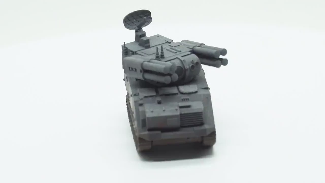 M113 ADATS Unpainted Miniature – Black Resin Air-Defense Vehicle – 1/48 • 1/56 • 1/64 • 1/72 • 1/76 • 1/87 • 1/100 • 1/144