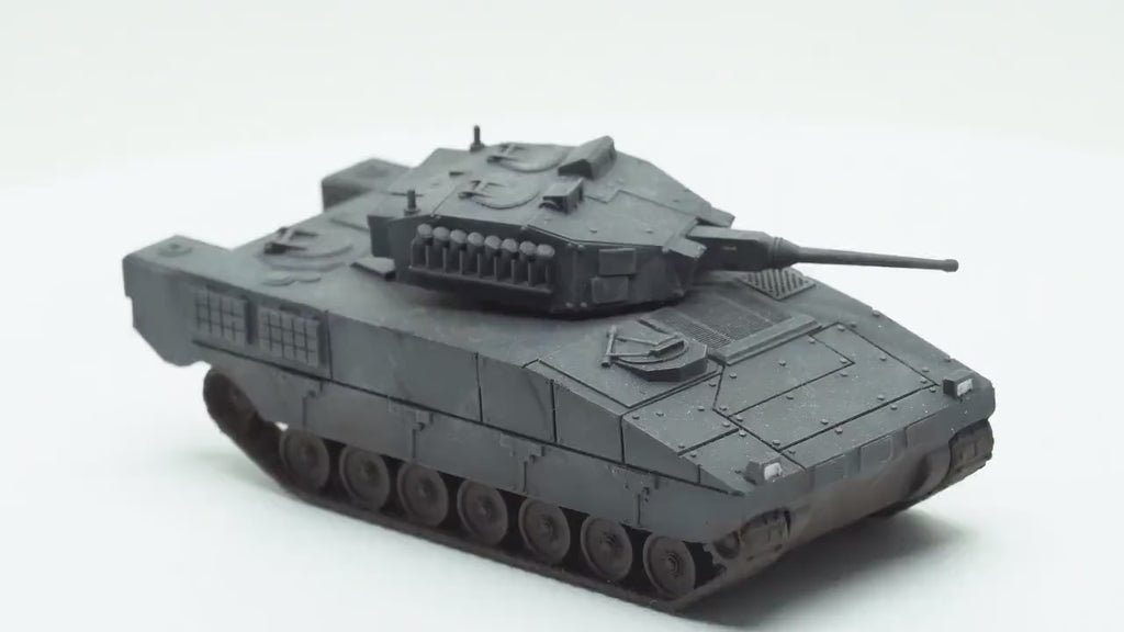 ASCOD IFV Unpainted Miniature – Black Resin Infantry Fighting Vehicle – 1/48 • 1/56 • 1/64 • 1/72 • 1/76 • 1/87 • 1/100 • 1/144