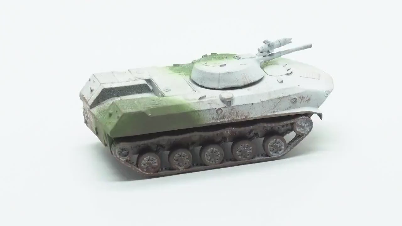 BMD-1 Unpainted Miniature – Black Resin Airborne IFV – 1/48 • 1/56 • 1/64 • 1/72 • 1/76 • 1/87 • 1/100 • 1/144